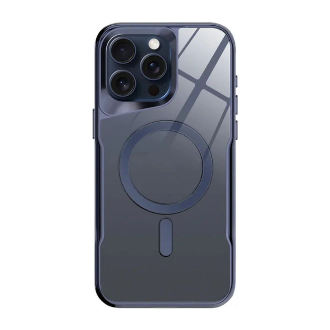 Funda iPhone Transparente Magnética con Protección Reforzada