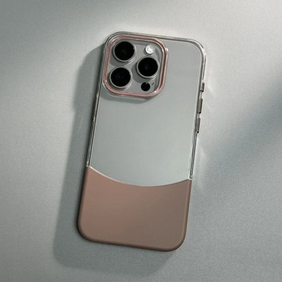 Funda iPhone Transparente Doble Capa