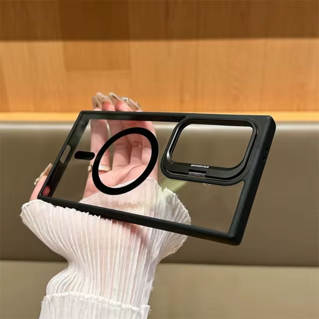Funda Samsung Transparente con Soporte