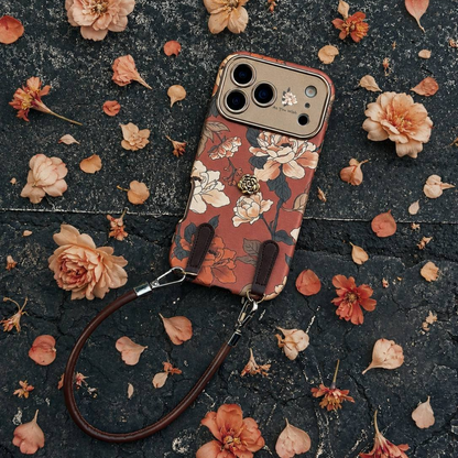 Funda iPhone Jardín Rosé Floral con Correa