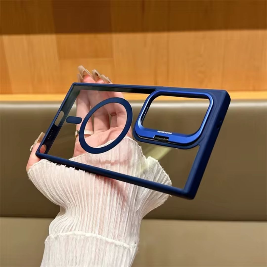 Funda Samsung Transparente con Soporte