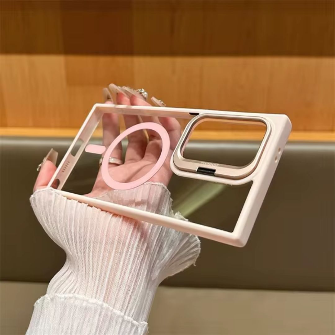 Funda Samsung Transparente con Soporte