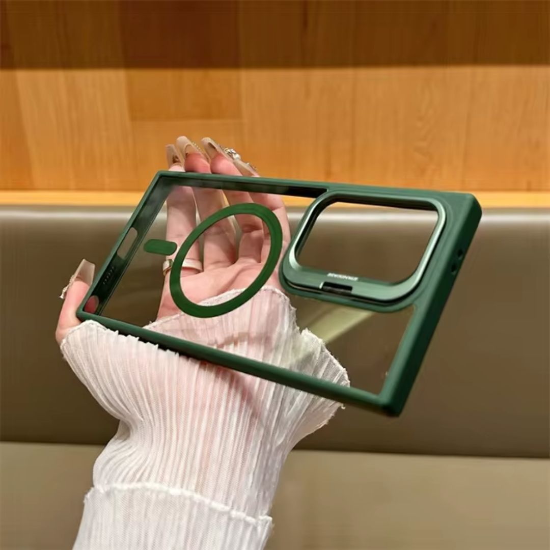 Funda Samsung Transparente con Soporte