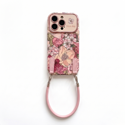 Funda iPhone Jardín Romance Floral Pintura al Óleo