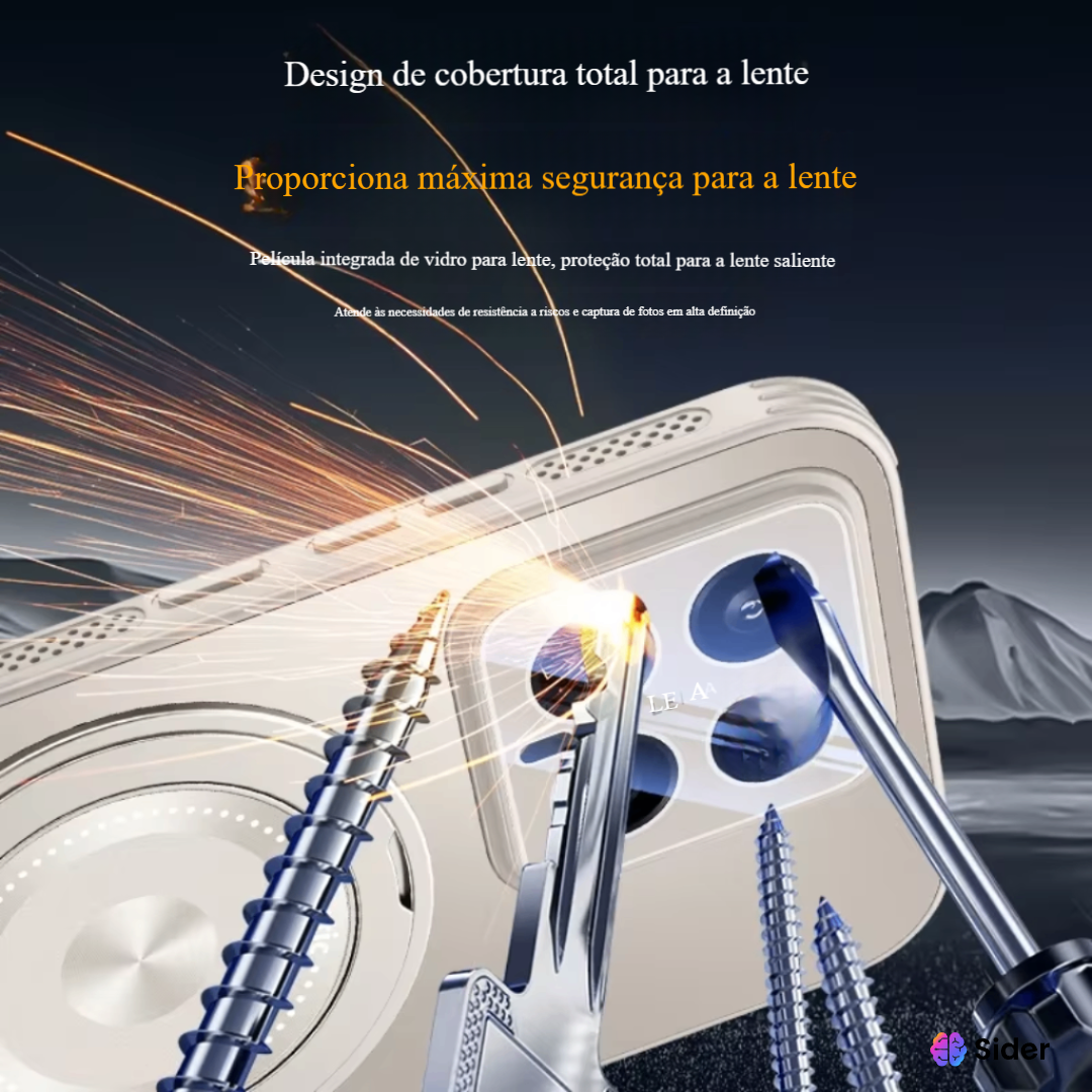 Funda Xiaomi Esmerilada MagSafe con Soporte 360°