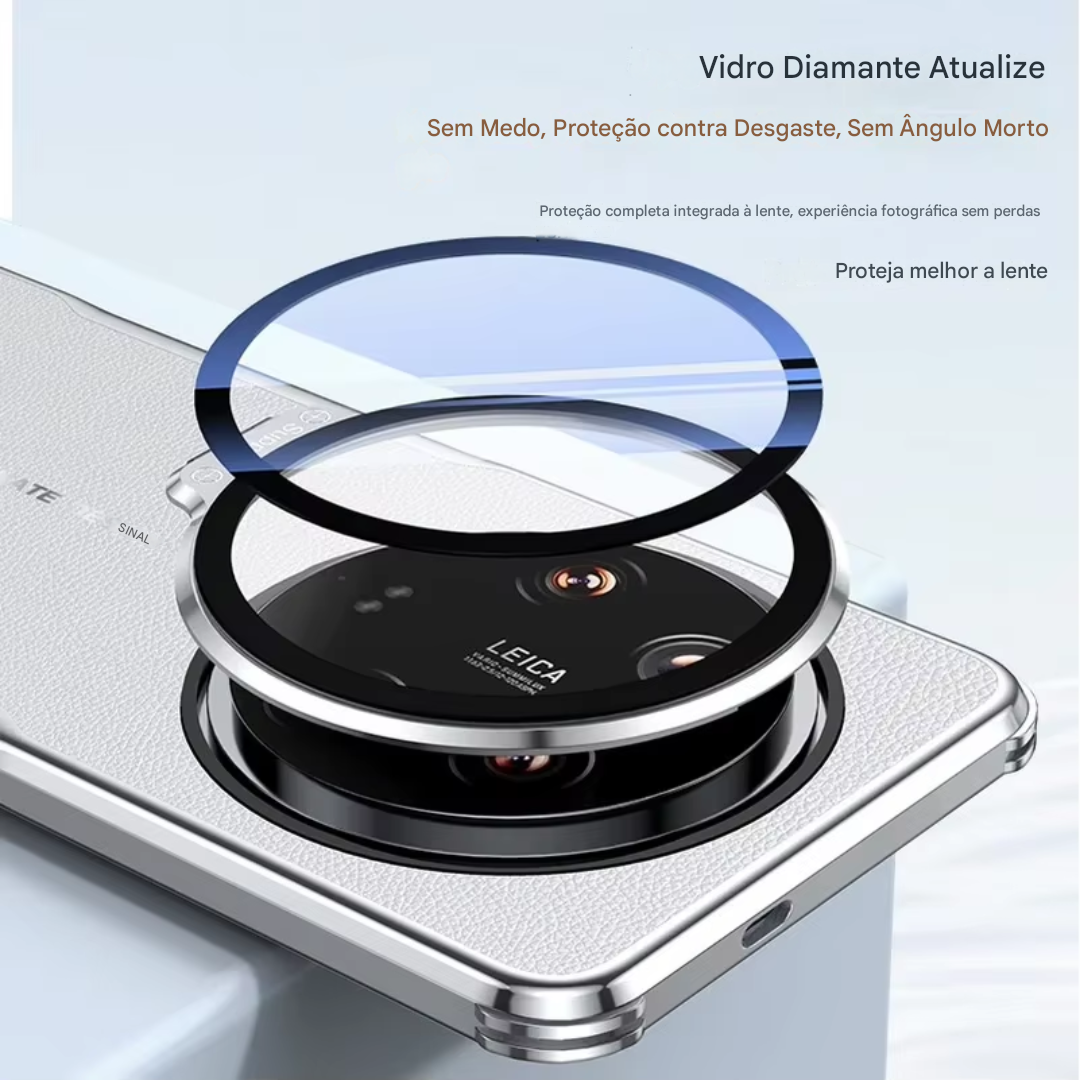 Funda Xiaomi de Piel Premium con Protector de Cámara