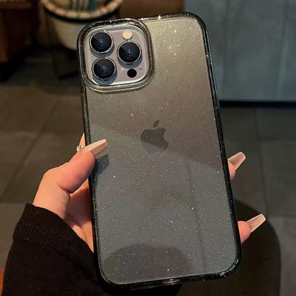 Funda iPhone Transparente con Brillos
