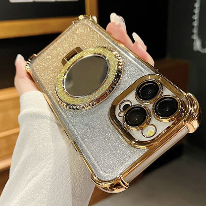 Funda iPhone Brillos Diamante con Espejo