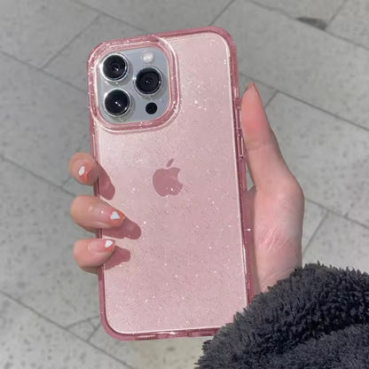 Funda iPhone Transparente con Brillos