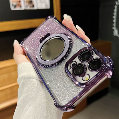 Funda iPhone Brillos Diamante con Espejo