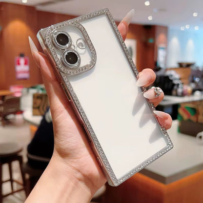 Funda iPhone Bordes Diamante con Brillos
