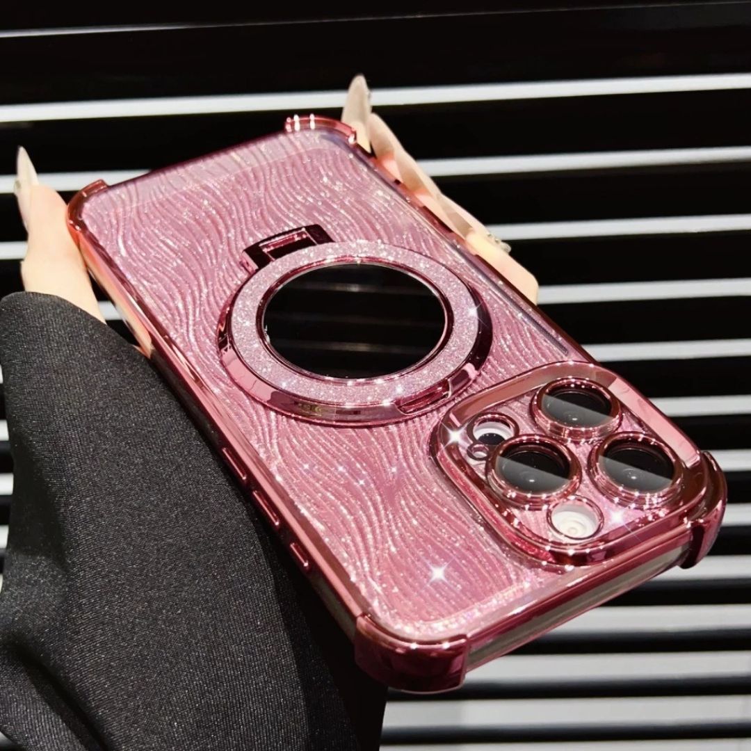 Funda iPhone Diamante con Brillos y Espejo
