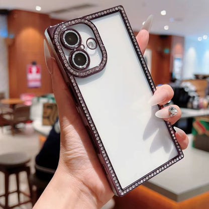 Funda iPhone Bordes Diamante con Brillos