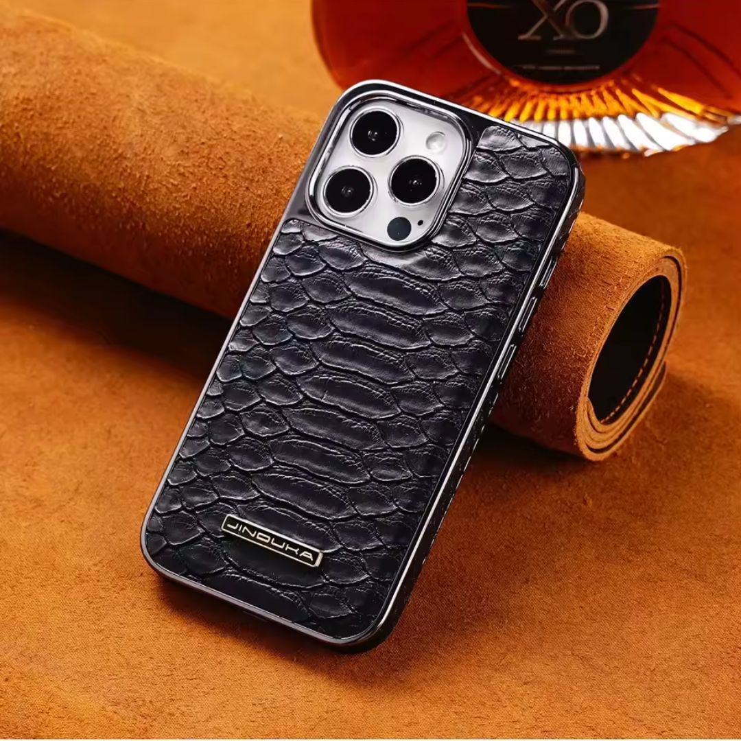 Funda iPhone de Piel Premium con Detalles