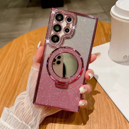 Funda Samsung Diamante con Brillos y Espejo