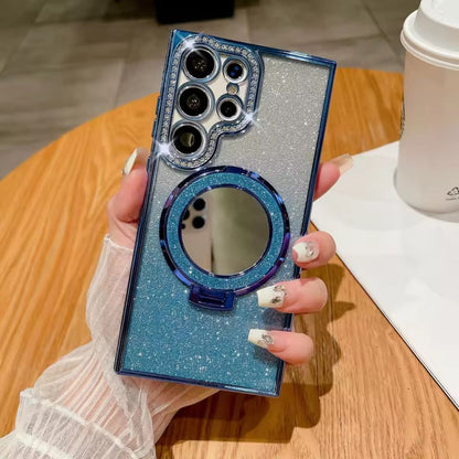 Funda Samsung Diamante con Brillos y Espejo