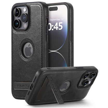 Funda iPhone de Piel con Logo Destacado