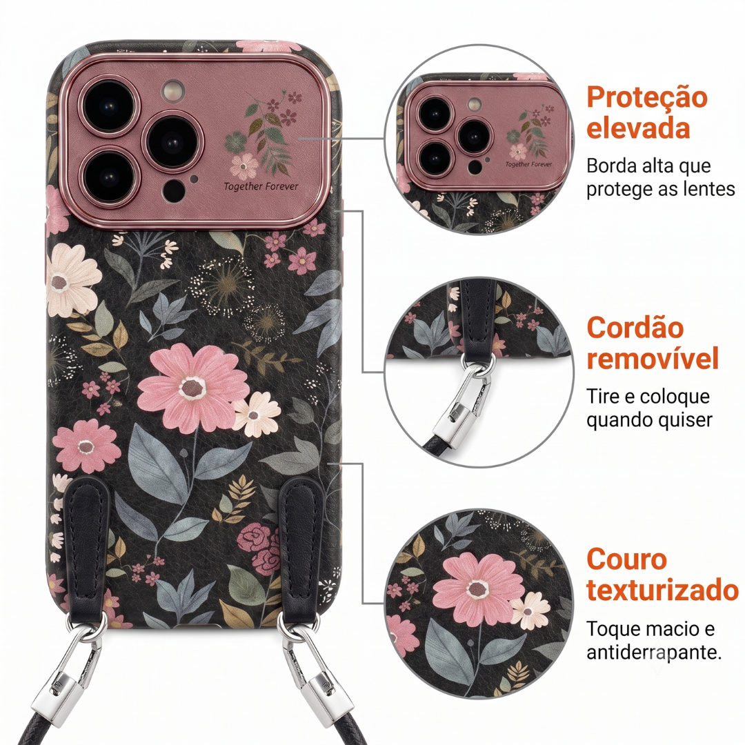 Funda iPhone Jardín Nocturno Floral