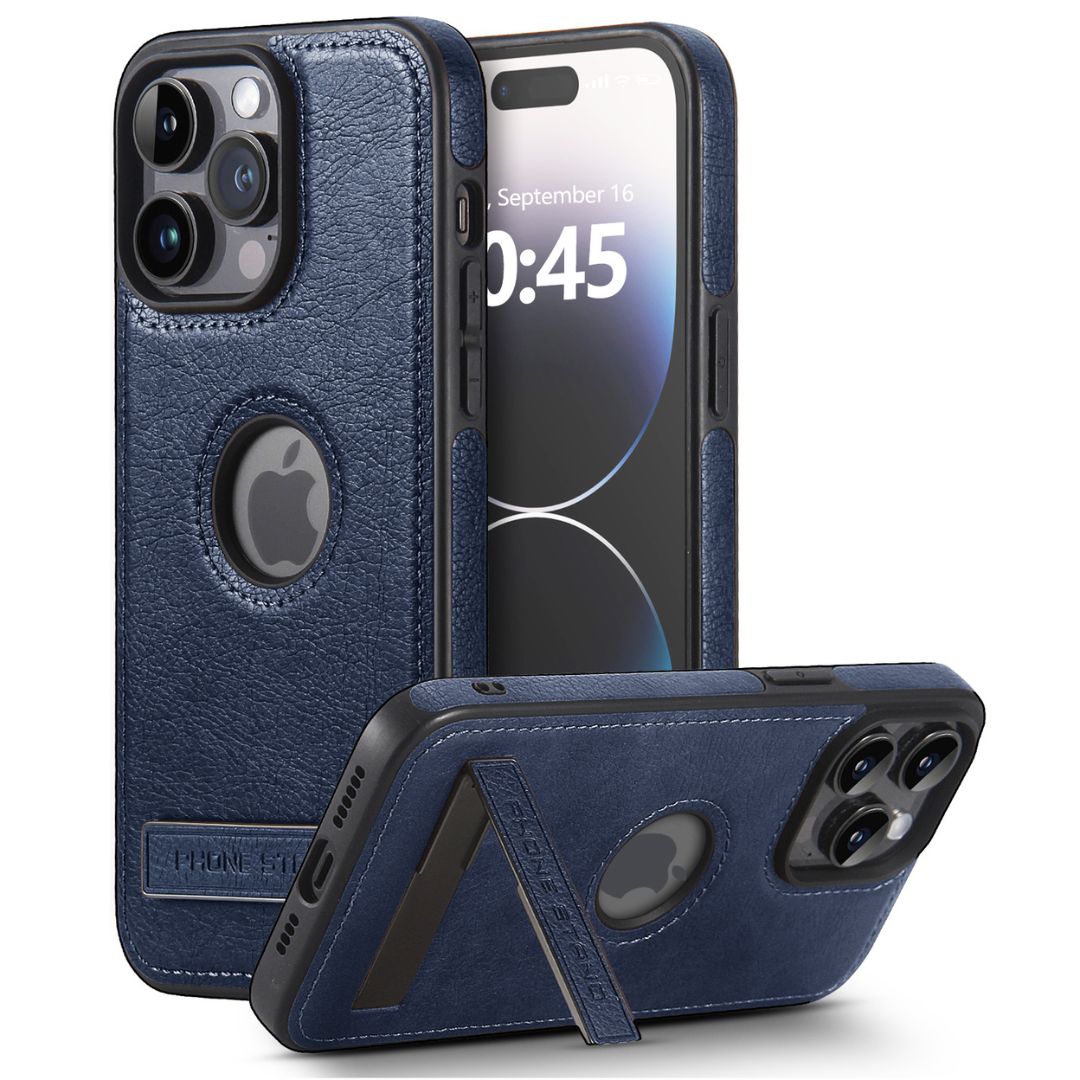 Funda iPhone de Piel con Logo Destacado