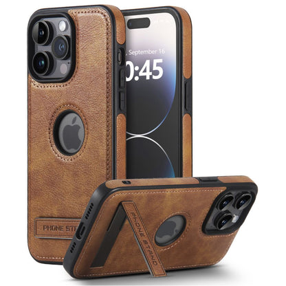 Funda iPhone de Piel con Logo Destacado