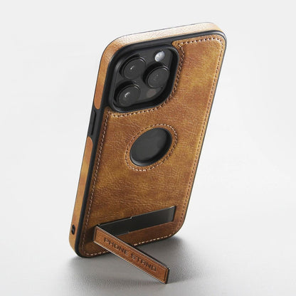 Funda iPhone de Piel con Logo Destacado