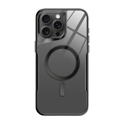 Funda iPhone Transparente Magnética con Protección Reforzada