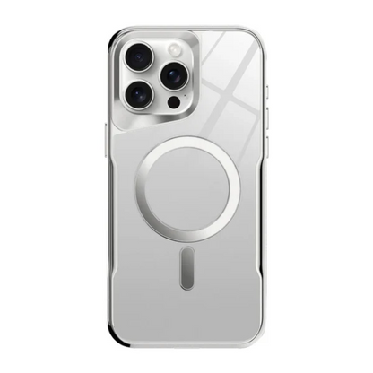 Funda iPhone Transparente Magnética con Protección Reforzada