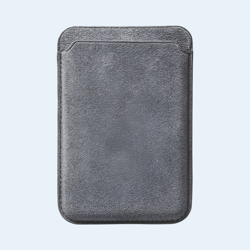 Cartera MagSafe Alcantara - Gris Nardo