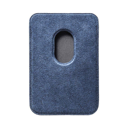 Cartera MagSafe Alcantara - Azul Océano