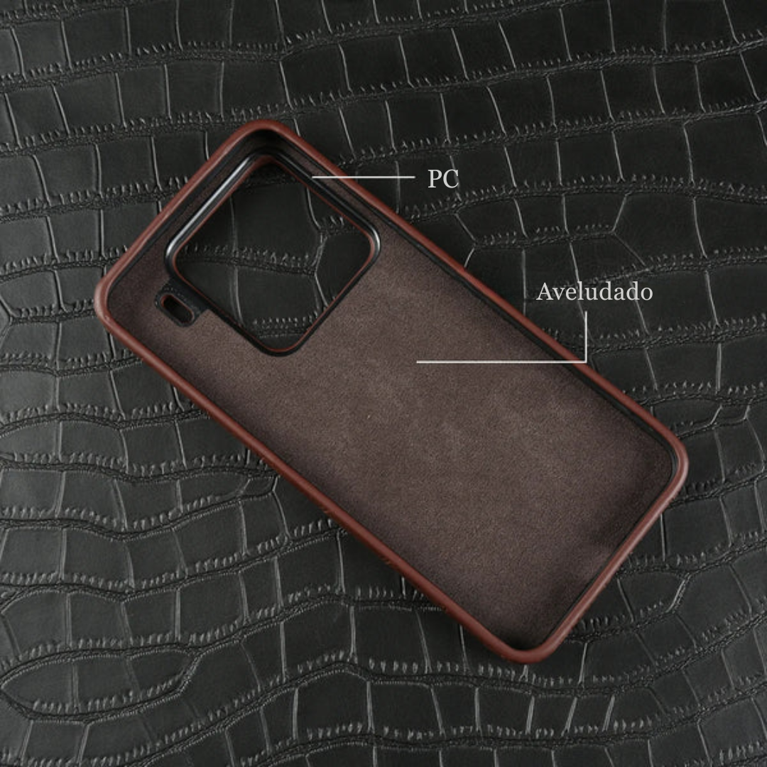 Funda Xiaomi Piel de Cocodrilo de Lujo