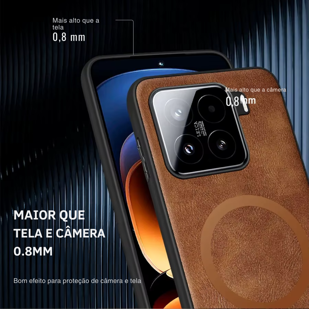 Funda Xiaomi de Piel Premium MagSafe