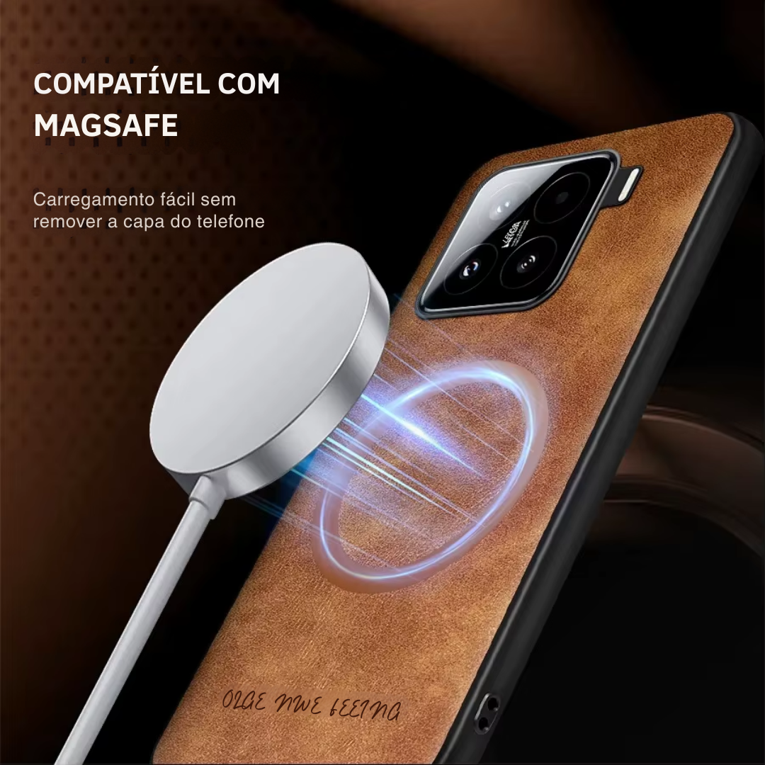 Funda Xiaomi de Piel Premium MagSafe
