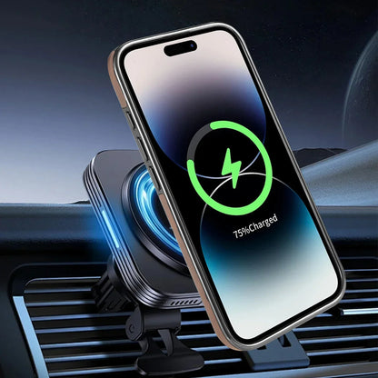 Funda MagSafe de piel de lujo para iPhone: soporte y protección premium