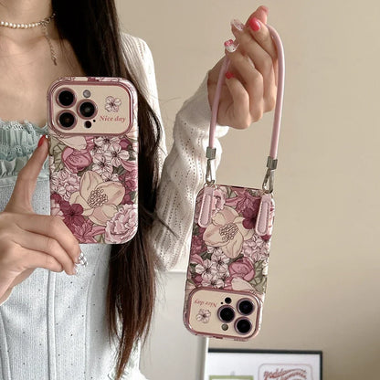 Funda iPhone Jardín Romance protección de cámara