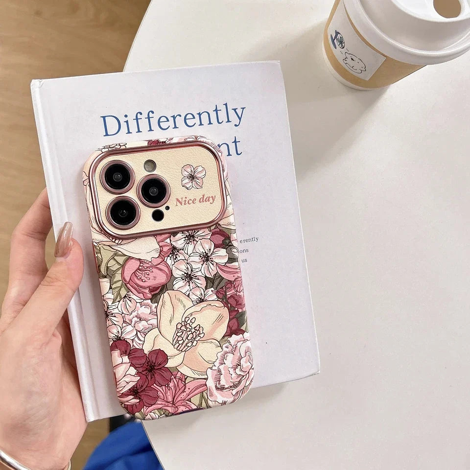 Funda iPhone Jardín Romance versión sin correa