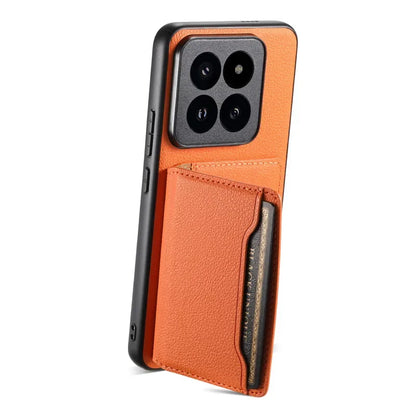Funda cartera de piel de lujo para Xiaomi 15 / 14 Ultra con tarjetero magnético