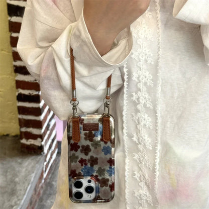 Funda iPhone Jardín Herbario correa