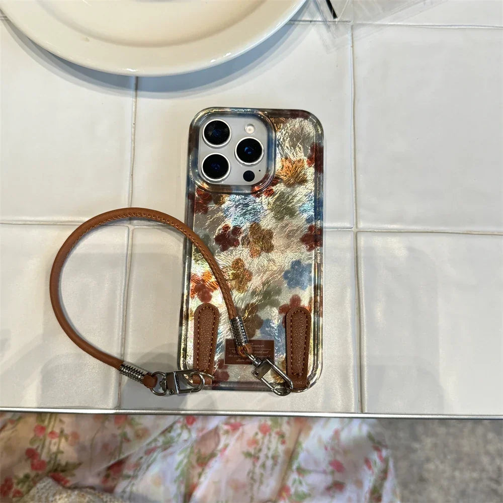 Funda iPhone Jardín Herbario café
