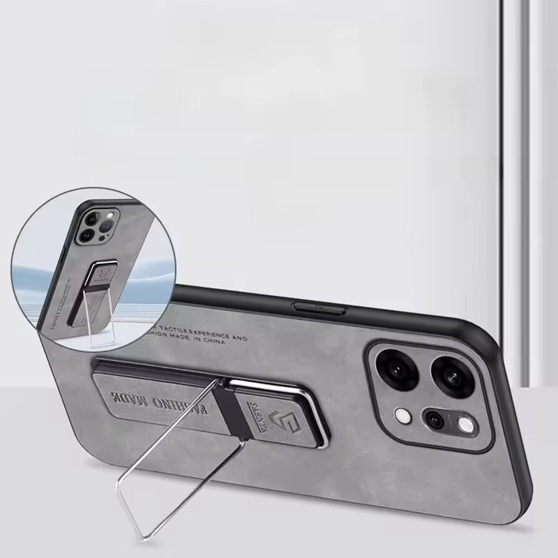 Funda Xiaomi de Piel de Lujo con Soporte Integrado