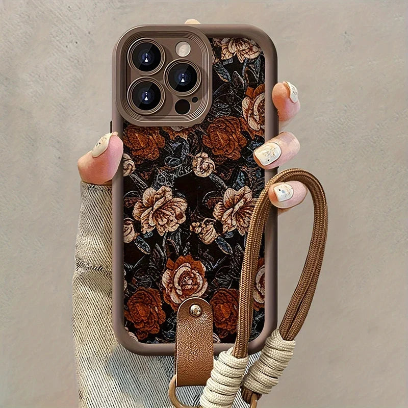 Funda iPhone Jardín Barroco detalle del estampado