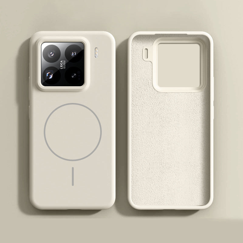 Funda Xiaomi de silicón líquido MagSafe: protección premium y carga inalámbrica magnética
