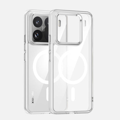 Funda Xiaomi MagSafe transparente: protección avanzada anti-amarillamiento y antigolpes