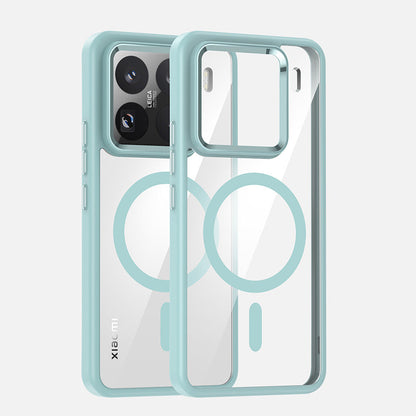 Funda Xiaomi MagSafe transparente: protección avanzada anti-amarillamiento y antigolpes