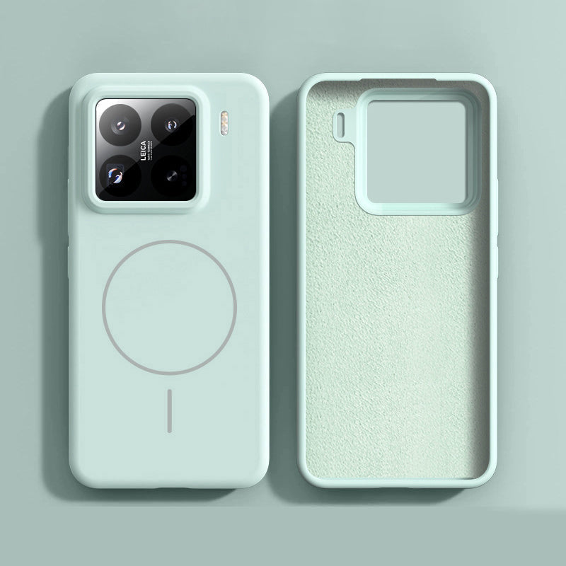 Funda Xiaomi de silicón líquido MagSafe: protección premium y carga inalámbrica magnética
