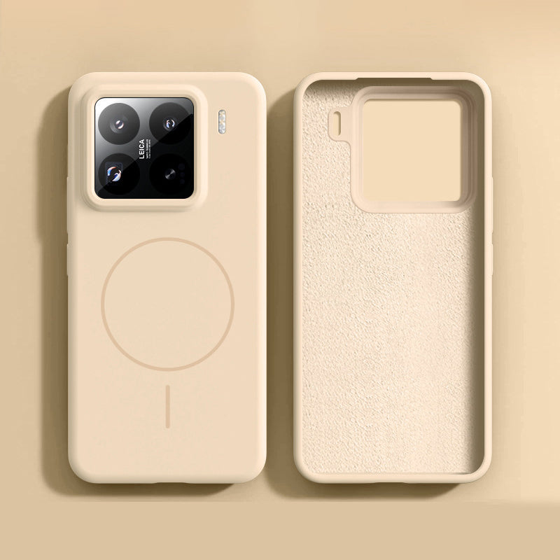 Funda Xiaomi de silicón líquido MagSafe: protección premium y carga inalámbrica magnética