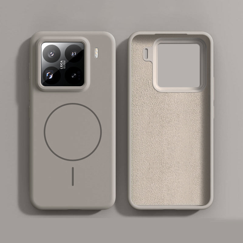 Funda Xiaomi de silicón líquido MagSafe: protección premium y carga inalámbrica magnética