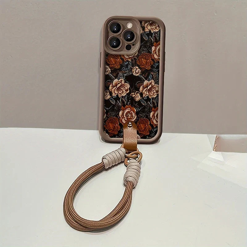 Funda iPhone Jardín Barroco vista lateral