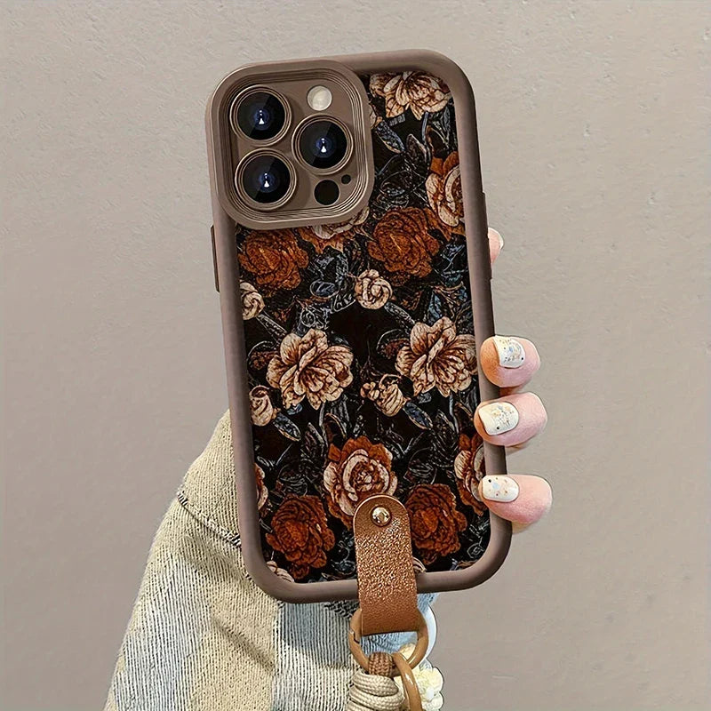 Funda iPhone Jardín Barroco en uso