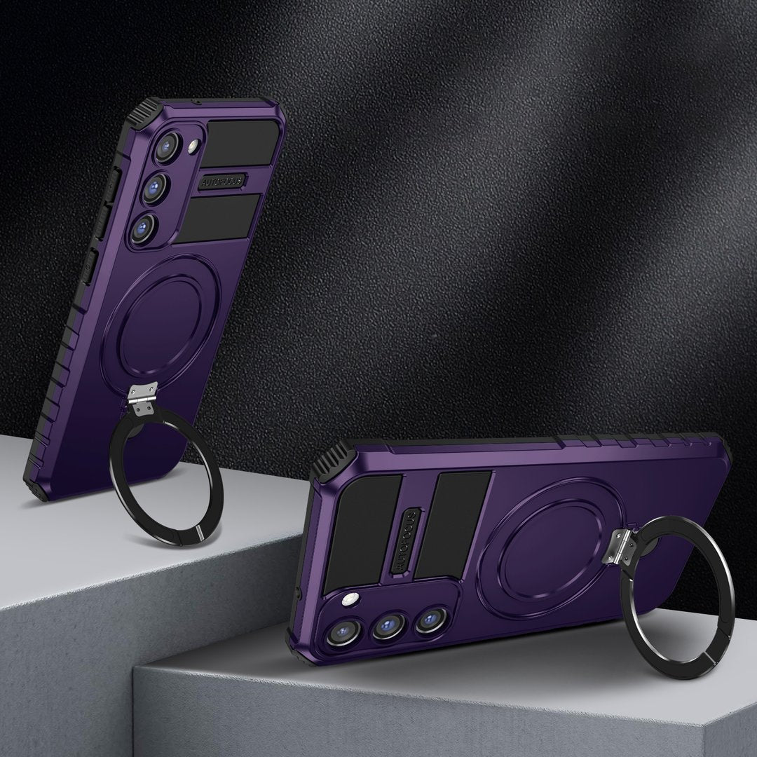 Funda Samsung magnética con soporte plegable y carga inalámbrica