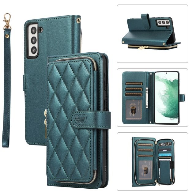 Funda cartera con correa cruzada para Samsung Galaxy A14/A34/A54